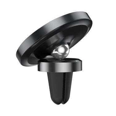 Baseus Magnetic Car Mount for Dashboards and Air Outlets (Magsafe Compatible + Ring Included ) - Bla